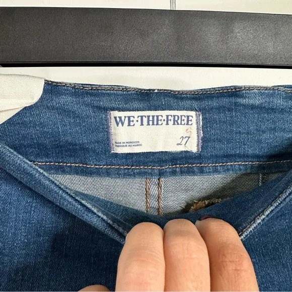 NWT Free People Bella Moto Mid Rise Skinny Jeans - Picture 5 of 9